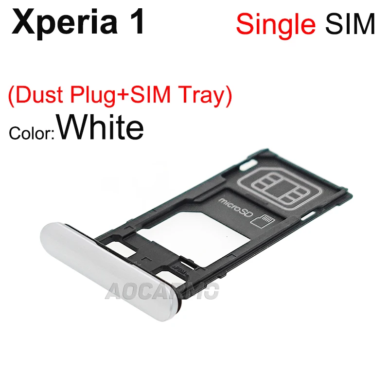 Aocarmo For Sony Xperia 1 / X1 / XZ4 J8110 J9110 Single Dual