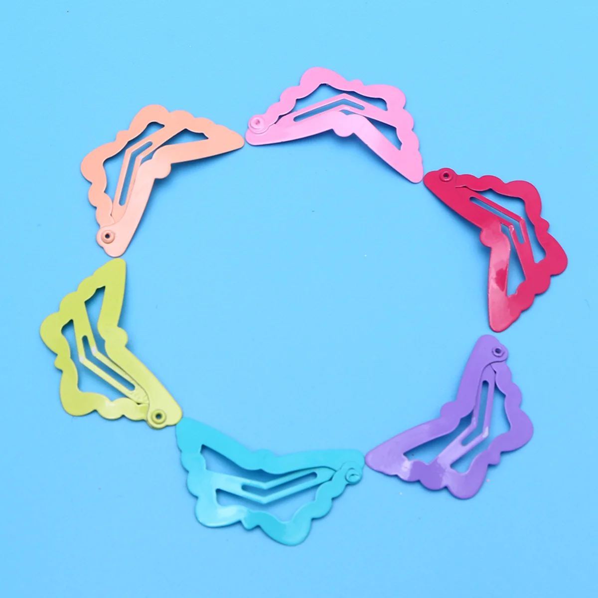

30pcs Metal Snap Clips Metal Hair Barrettes Hair Accessories for Ladies