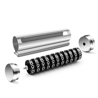 Car Temporary Parking Number Plate Black/Silver/ Aluminium Alloy Material Roller Adjustable Car Parking Plate Car Supplies 4