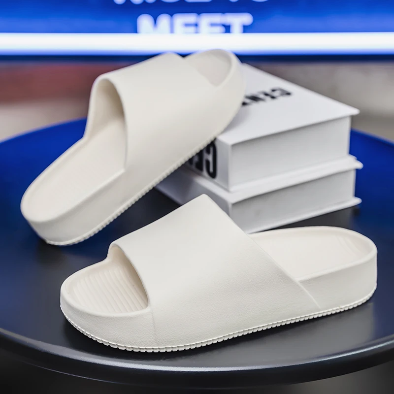 Cloud Slippers for Men Flip Flops Beach Sandals Bathroom Non-Slip Slides Men Women Slippers Indoor House Shoes Male Slipper