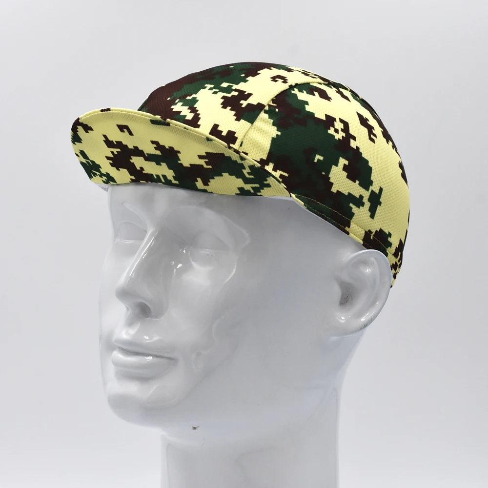 Classic Green Print Cycling Caps Bicycle Cap For Men And Women Breathable UV proof Riding Hat Unisex 6