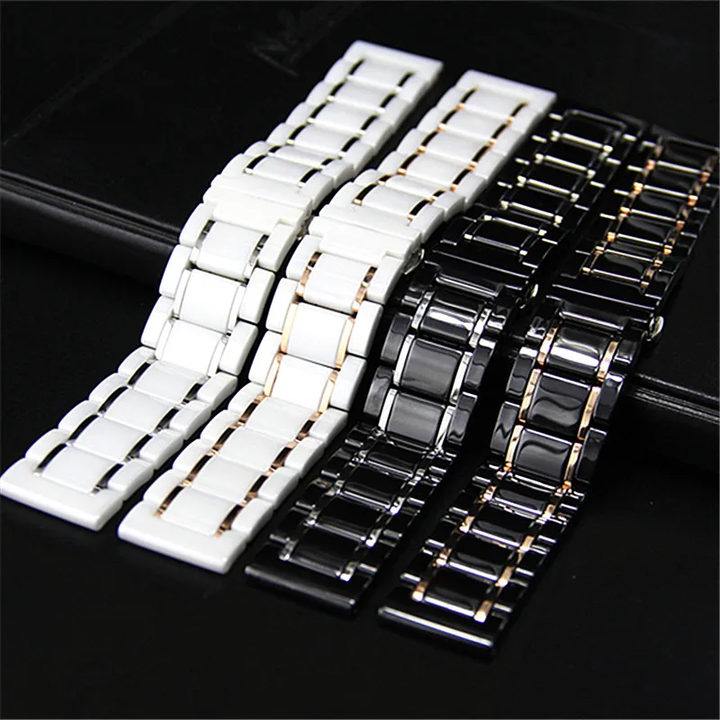 

Ceramic Watch Strap for Samsung Watch 46mm 42mm/Huawei Watch GT/2/3/Pro Metal Stainless Steel Bracelet for Amazfit GTR 47mm Belt