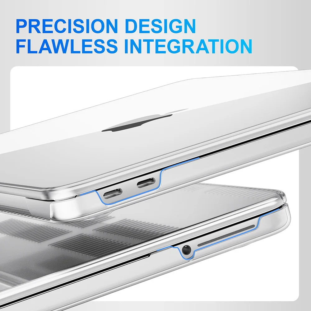 Crystal Clear Scratch-Resistant Protective Laptop Case