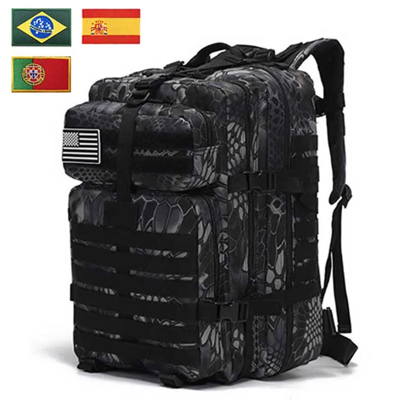 

30L 50L Army Hunting Tactical Backpack Men Military Hiking Bag Python 3P Assault Pack Travel Camping Knapsack Fishing Rucksack