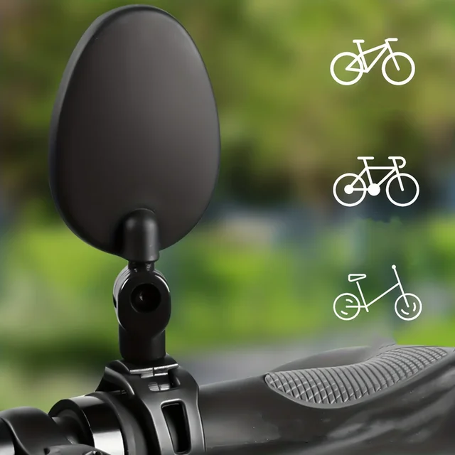 360° Adjustable Bike Handlebar Mirror – Rotatable Rearview 4