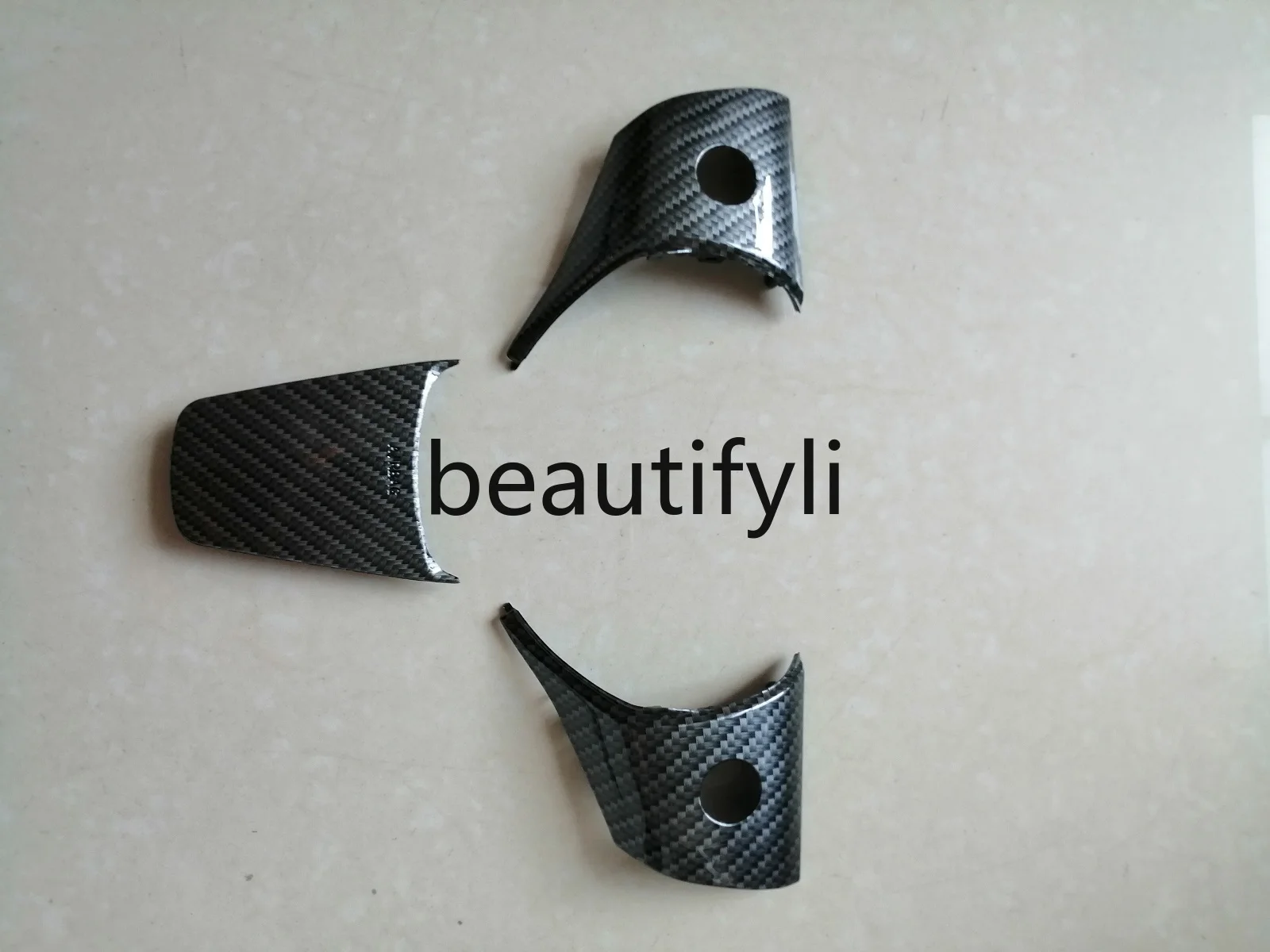 Model 3 Model Y Carbon Fiber Steering Wheel Decorative Cover, Personalized