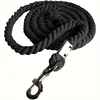 Baisher 118-Inch Heavy-Duty Cotton Lead Rope for Horses - Soft, Non-Electric, Triple-Strand Braided with Alloy Hook - Perfect fo 2