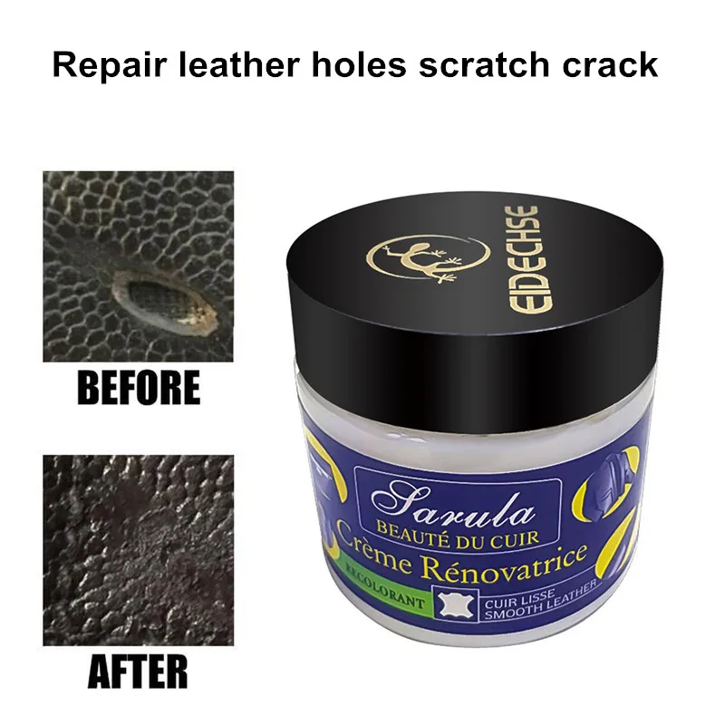 

50ml Auto Advanced Leather Repair Cream Repair Filler Sofa Car Seat Leather Complementary Repair Refurbishing Car Polishing Kit