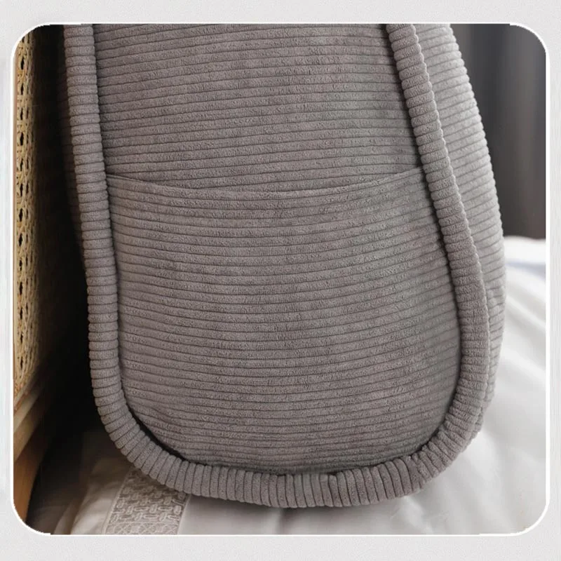 Bed Triangular Cushion Comfort Soft Bed Rest Reading Pillow Big Wedge Adult Backrest With Filler Reading Large Backrest 3