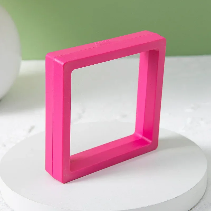 PE film transparent suspended packaging  box badge commemorative coin watch bracelet box wearing armor suspended storage