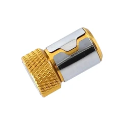 Magnetic Screwdriver Head Enhancer with Removable Magnetizer Ring (Gold)
