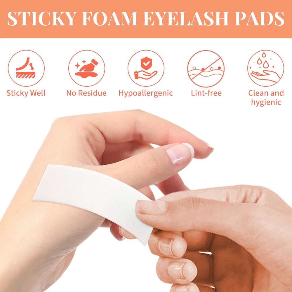 110Pcs Micro foam eye pads tape Eyelash extension patch Micro foam eyepads Lash extensions supplies Non-woven under eye patches