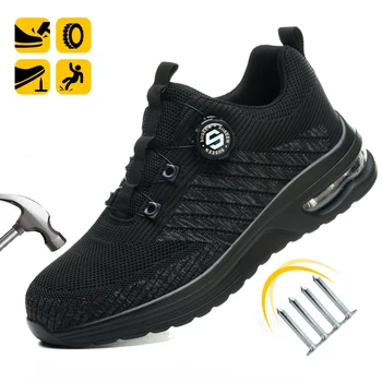 New Men's Rotary Buckle Safety Shoes 1