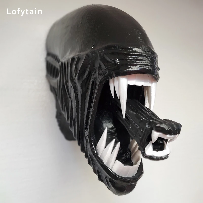 Lofytain Alien Xenomoprh Wall Art Sculpture Statue Horror Alien Predator Sci-Fi Monster Beasts Decoration Halloween Gifts Props