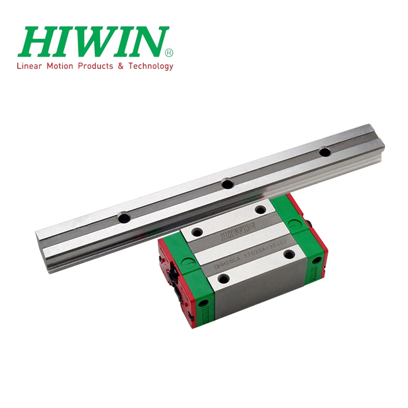 Genuine HIWIN QHR 15  Linear Guide 300 400 500 600 700 800 900 1000 mm rail QHH15CA  QHW15CA Carriage Block
