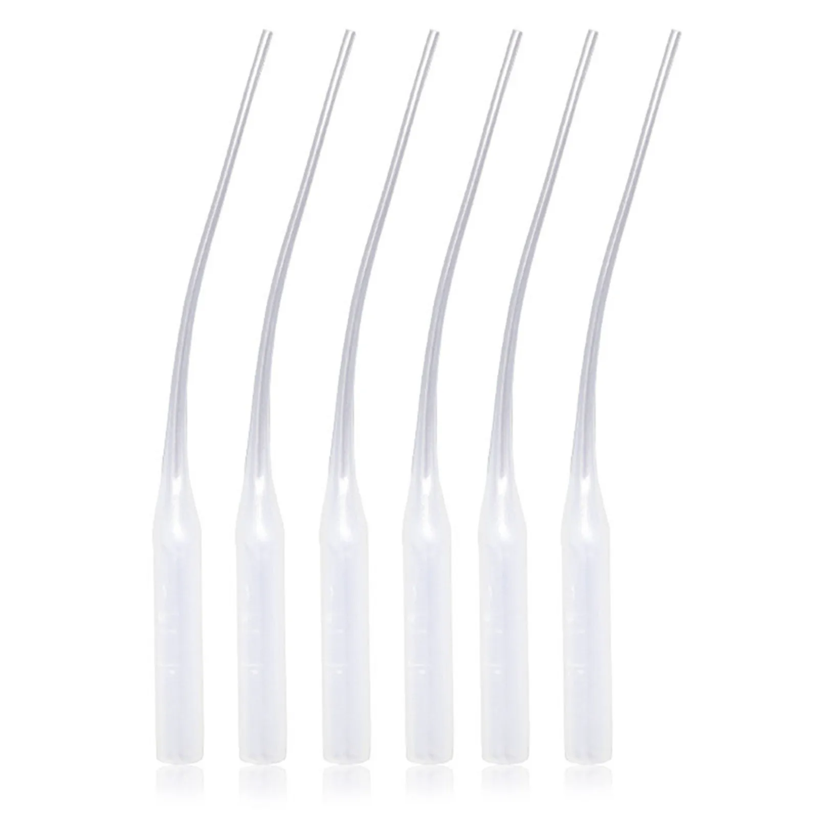 100pcs Glue Micro-tips Plastic Glue Bottle Tips Extender Precision Applicator Dropping Tube Nozzle For Adhesive Dispensers plastic glue tips