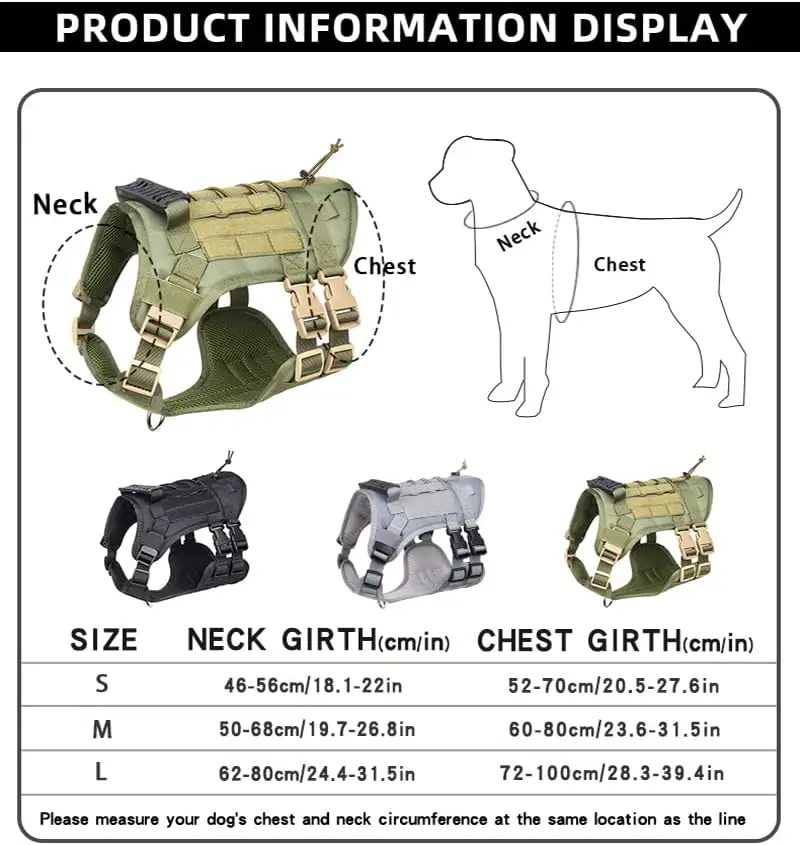 dog harness for medium large dogs