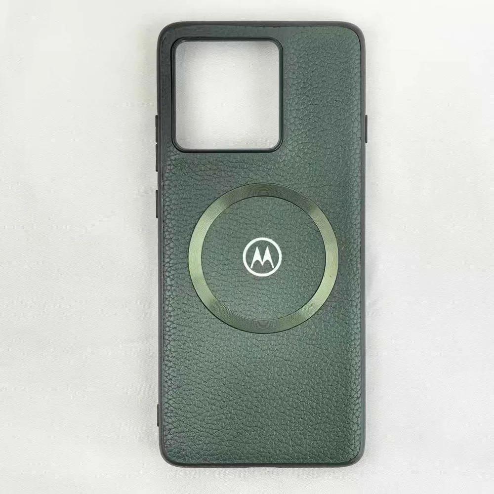Leather Magnetic Phone Case with MagSafe Charging Compatibility