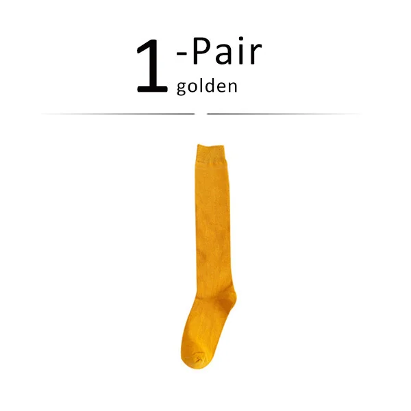 Women's Thigh-High Organic Cotton Socks - Solid Color Fashion Warmers