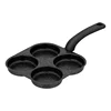 Non-Stick 4-in-1 Cast Iron Egg Cooker - Single Handle Frying Pan, Dishwasher Safe, Compatible with Electric Coil Stoves 3