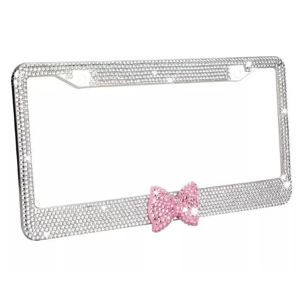 CrystalLicensePlateFrameWomenCarLicensePlateHandcrafted