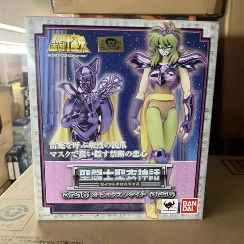 

Original Saint Seiya Figures Cloth Myth Silver Saint Ophiuchus Shaina Action With Cashios Model Toys Birthday Gift
