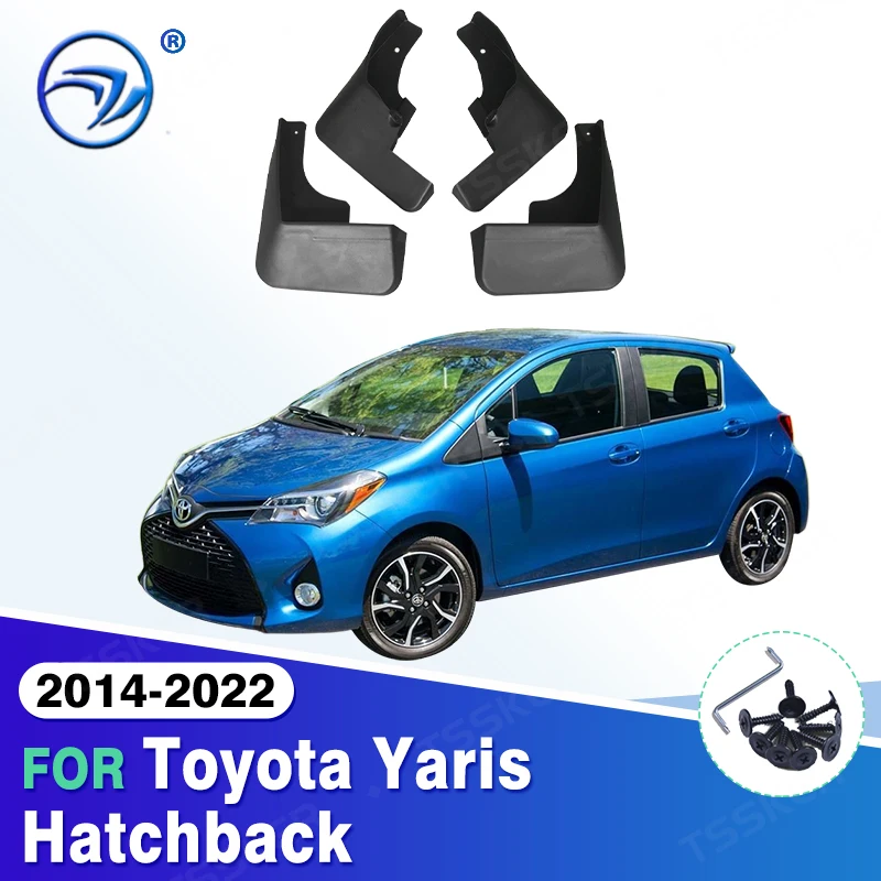 

4 шт. Брызговики для Toyota Yaris 2022 аксессуары 2022 ~ 2014 хэтчбек XP150 передний задний клапан Брызговики грязевые крылья автомобильные аксессуары