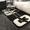 Mickey Mouse Disney Cushion Anime Carpet Bathroom Non-slip Mat Kawaii Faux Cashmere Absorbent Carpets Living Room Bathroom Mat 3