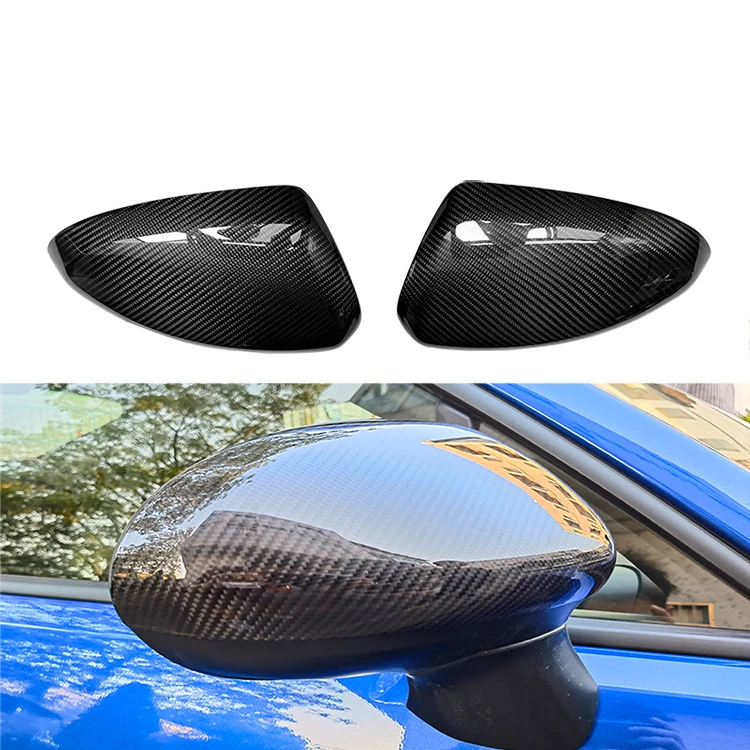

Real Dry Carbon Fiber Left Right Side Mirror Cap For Toyota GT86 2021-2023