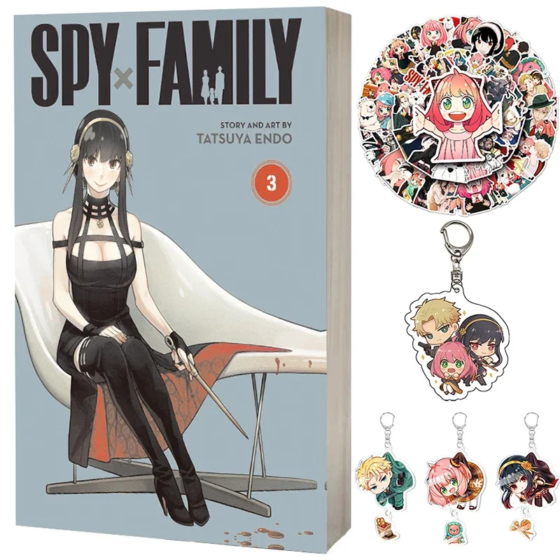 

Anime SPY×FAMILY Vol 3 Japan Youth Teens Comedy Mystery Suspense Manga Comic Book English Livre Libro