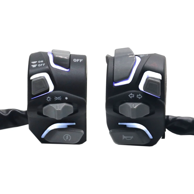 Motorcycle Switches 7/8 22mm Handlebar Mount 12V Aluminum Alloy Headlight Turn Signal Fog Lights Horn ON OFF Start Kill Switch (In Stock Fast Shipping) Momentary Action Horn Switch - | PH - Foto 8