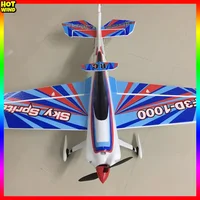 Aircraft Model Fixed Wing Remote-controlled Aircraft Wing Span 1m 15e 3d Stunt Aircraft Epo Material Rc Plane Toy Gift 1