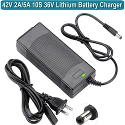 High - Performance 42V Lithium Battery Charger, 2A/5A Adjustable Output - UK PLUG (42V 2A)