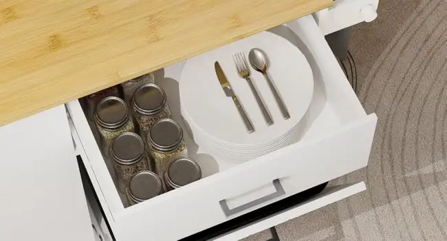 kitchen island with Drawer