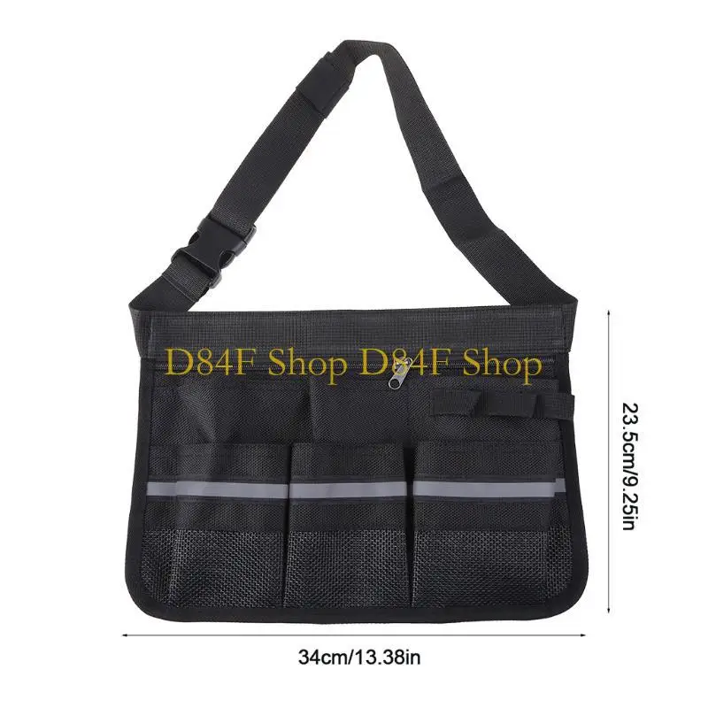D84F 식당 청소 도구 호텔 레스토랑 클리너 웨이터 허리 벨트 도구 가방 파우치