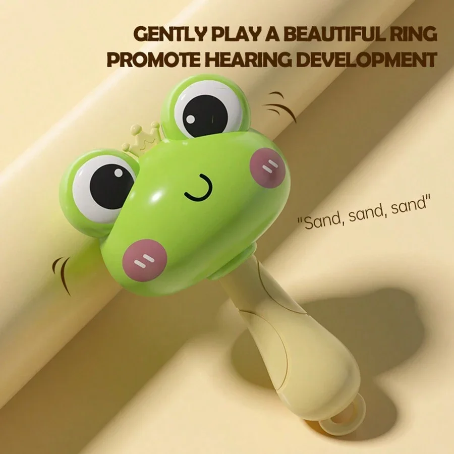 Plastic Kid Maracas with Crisp Sound, Bright Appearance, and Educational Toy for Early Education for 3 months+ 3