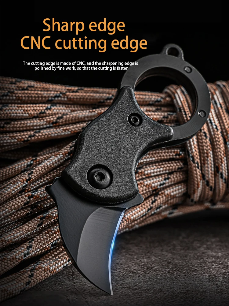 Folding knife Mini Fox Necklace Pocket Knife Outdoor Portable Folding Knife