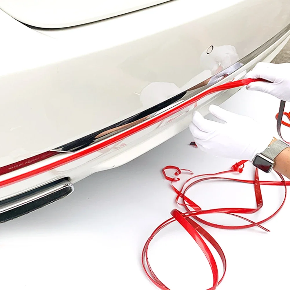 DIY Car Bumper Self-adhesive Decorative Strip PVC Material To Prevent Body Scratches Car Accessory 3M/5M