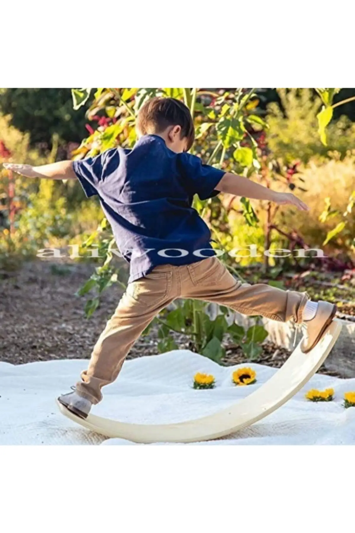6 + years old And Adult Balance Tahtası❤️Children Adult Wooden Balance Board Exercise Twist Training Cover Body Swing Equipment Fitness