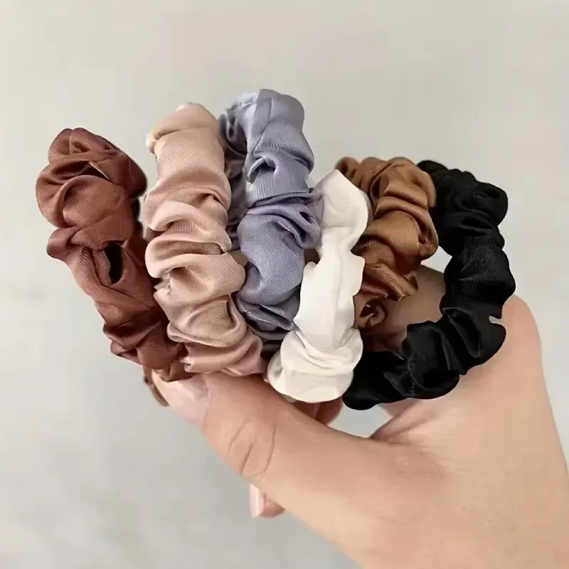 Luxurious Satin Hair Scrunchies — Ultra-Soft and Stylish Hair Accessories