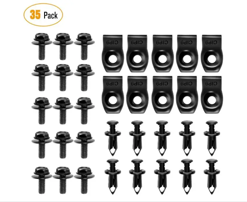 35PCS Engine Under Cover Splash Shield Bolts for Kia Sportage 4 Rio 3