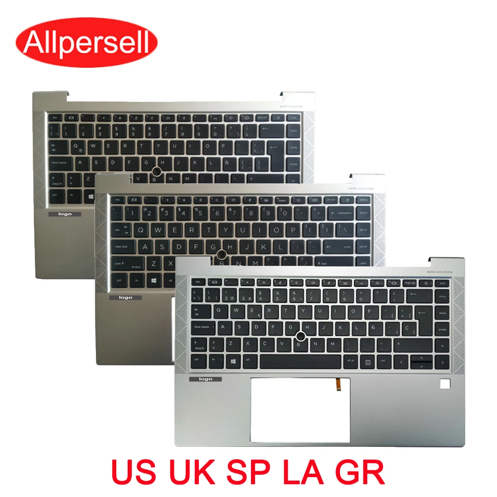 Teclado Blacklight para hp Elitebook 840 745 845 g8 g7 Laptop Descanso de Palma Shell M07090001 M36312-001