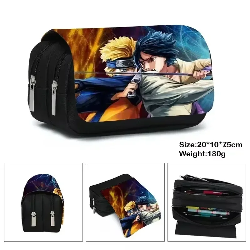 Naruto Kakashi Anime Pencil Case | School Stationery Box | Cartoon Birthday Gift