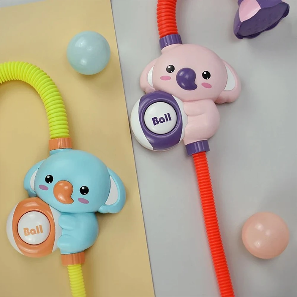 Baby Bath Toy Automatic Elephant Shower Toy Kid Baby Bath Spray Portable Bathtub Sprinkler Water Pump Fun Baby Gift 6