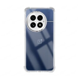 Airbags Buffer Full Protection Shockproof Clear Soft TPU Case Cover for OnePlus 13T (Transparent)