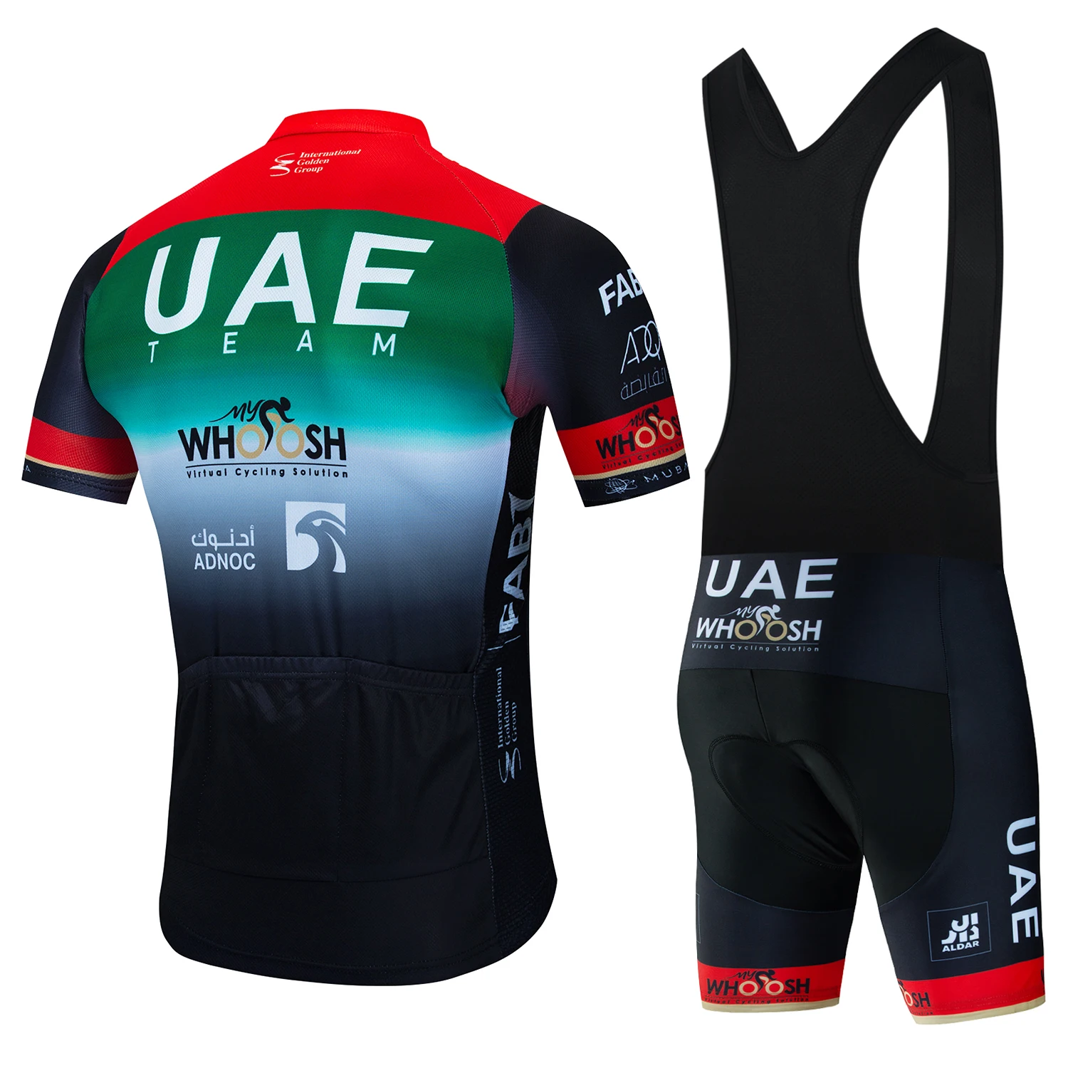 UAE Cycling Clothes Jersey Men Set Mtb Road Bike Uniform Shorts Man Mountain Complete 2024 Bib Men's Suit Cycle Spring Summer 4