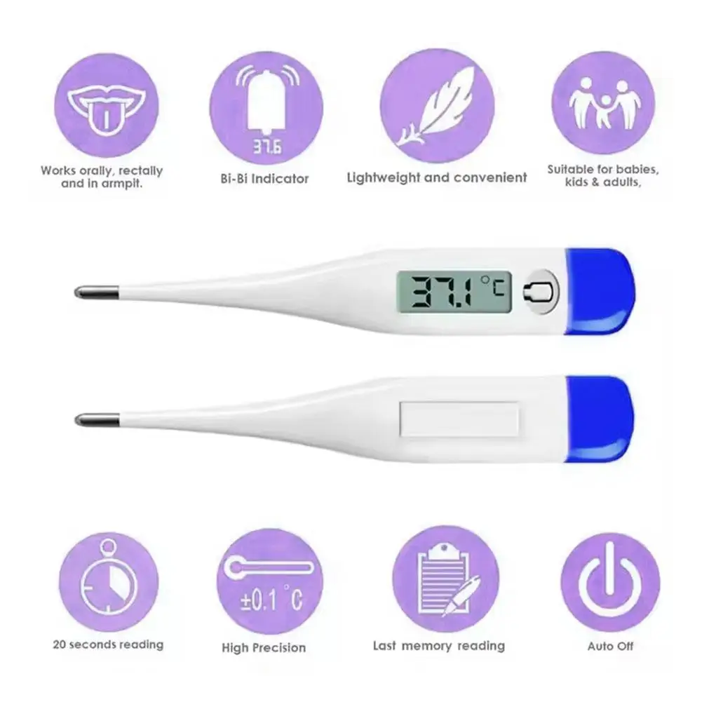Digital Flexible Tip Thermometer for Quick and Accurate Health Monitoring