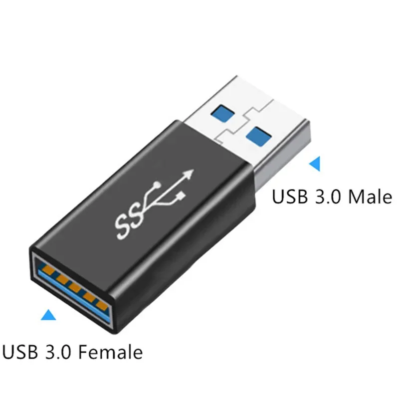 USB 3.0 Adapter Male to Female Fmale-Female Male-Female Converter Coupler Changer Connector Durable PC Laptop 1Pcs plug adapter