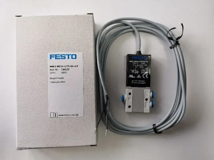 

1PC New FESTO Solenoid valve MHE2-MS1H-3/2G-QS-4-K（196137）