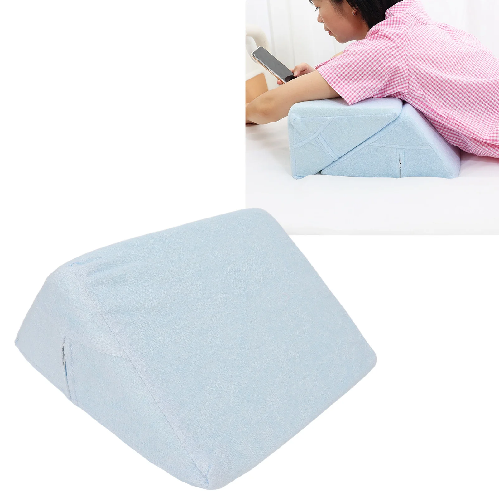 

30cm Patient Turn Over Pillows Wedge Shaped Soft Sponge Back Body Position Support Pillow Cushion